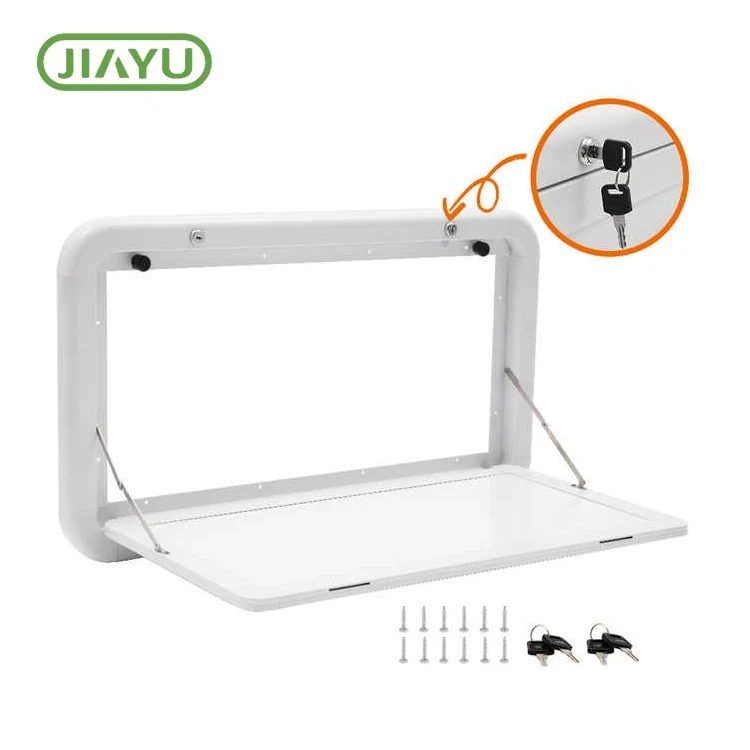 Mesa plegable de montaje en la pared de caravana para acampar