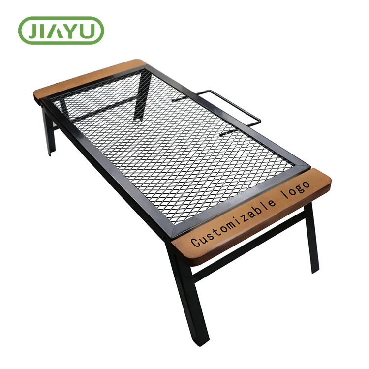 Mesa de campamento al aire libre de hierro plegable