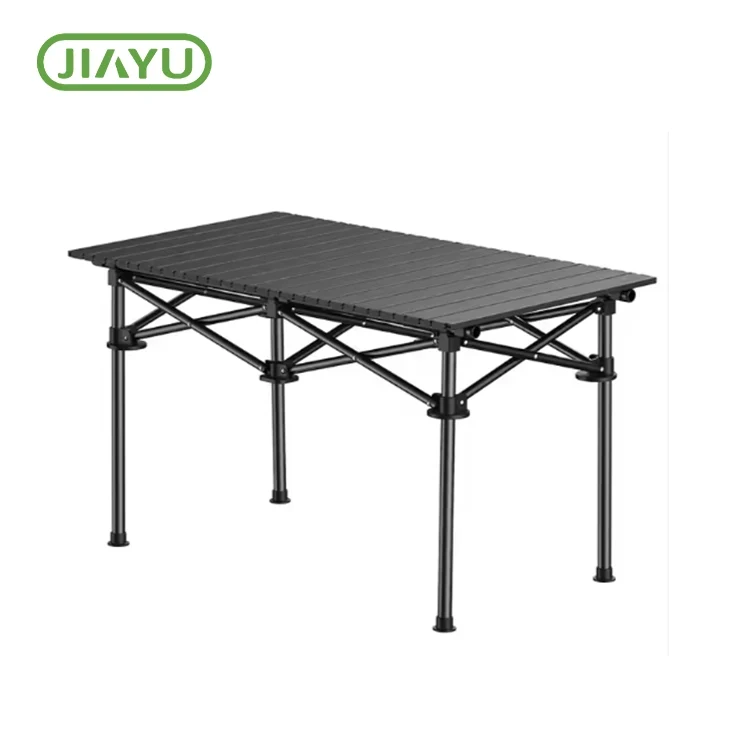 Mesa de acampar de metal plegable