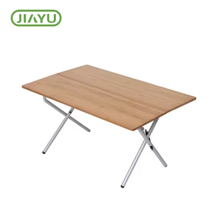 Mesa plegable de bambú y aluminio