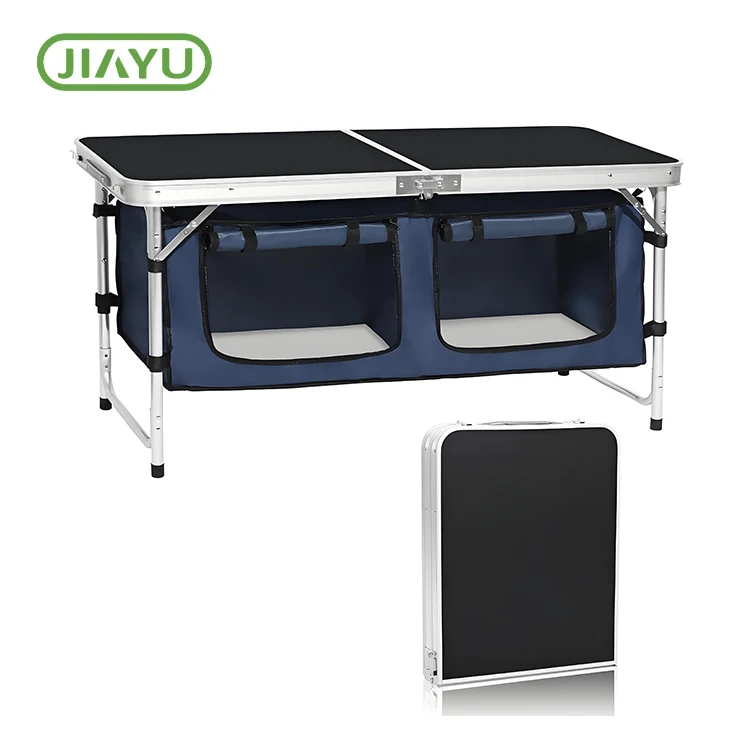 Mesa de camping plegable y ligera