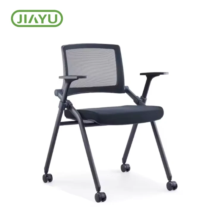 Silla plegable de metal acolchada